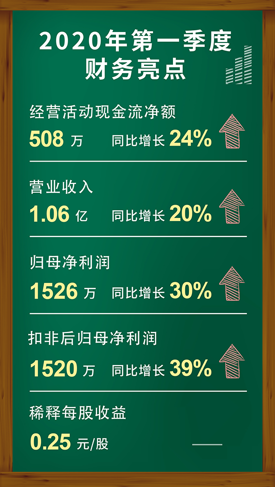 CC网投2020年第一季度财务亮点